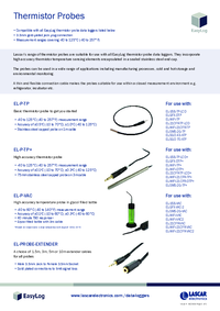 Thumbnail of document Data Sheet - EL-PROBE-EXTENDER-1.5M Extension Cable